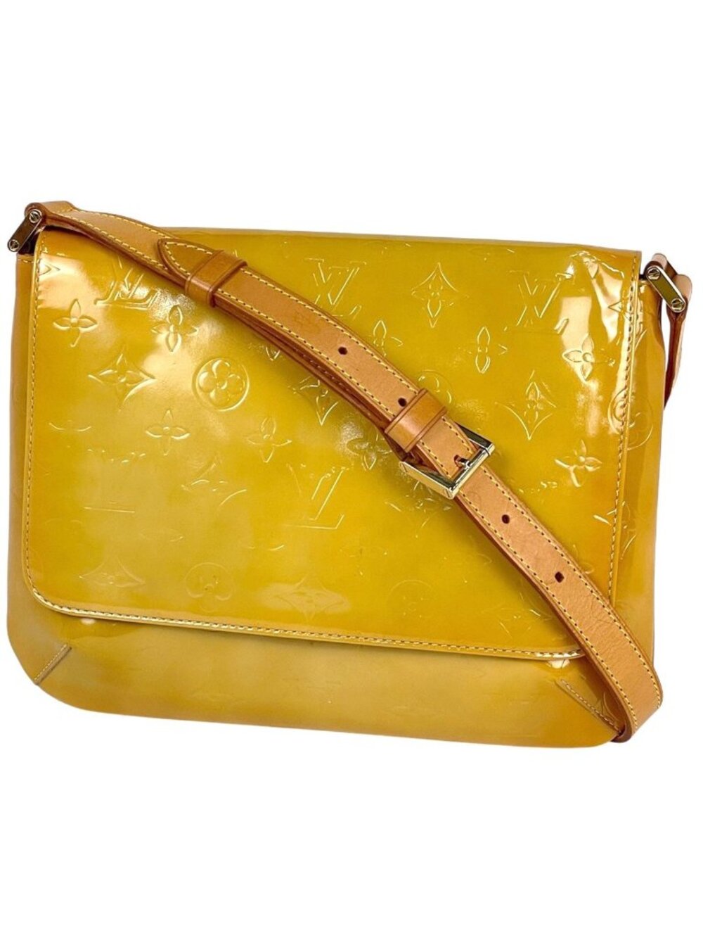Louis Vuitton Thompson Street Shoulder Bag Monogram Vernis Beige - Picture 1 of 9